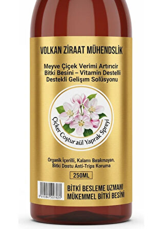 Çiçek Yükünü Artıran Bitki Gelişim Vitamini – Meyve Coşturan Organomineral Besin Solüsyonu