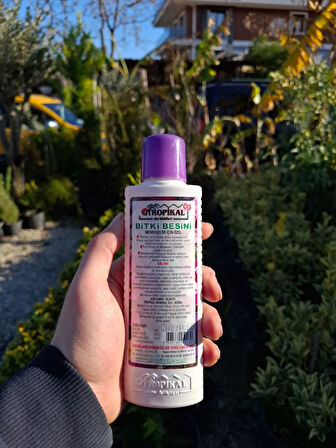 Tropikal AFRİKA Menekşe BİTKİSİ İçin Özel Bitki Besini – 250ML ÇİÇEKLENME VE YEŞİL KALMAYI SAĞLAR