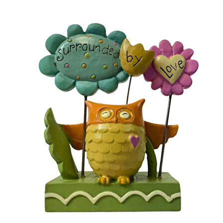 Uretti - Okay 5711 1986 Surrounded By Love Temalı Dekoratif Masa Üstü Biblo