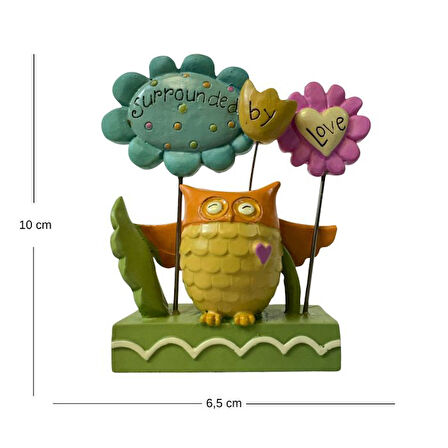 Uretti - Okay 5711 1986 Surrounded By Love Temalı Dekoratif Masa Üstü Biblo