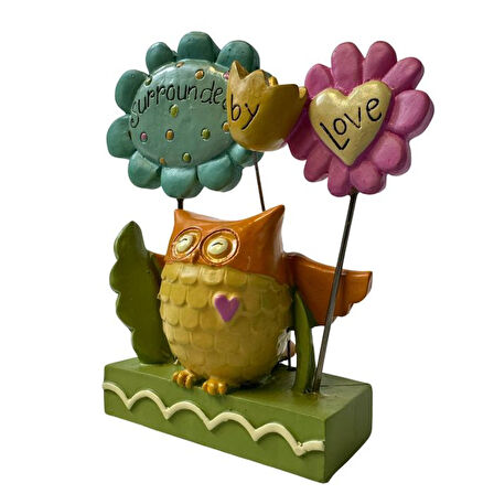 Uretti - Okay 5711 1986 Surrounded By Love Temalı Dekoratif Masa Üstü Biblo