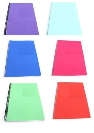 Defne Daphne A4 Plastik Kapak Kareli 96 Yaprak Defter (4 Lü Paket)