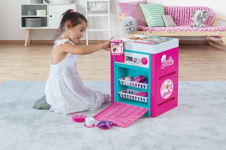 Dolu Oyuncak Barbie Bulaşık Makinesi 1612