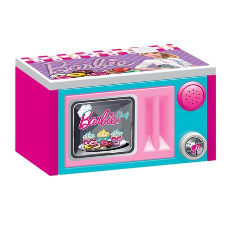 Dolu Oyuncak Barbie Mikrodalga Fırın 1615