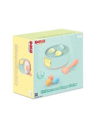 Dolu Oyuncak 2 Si 1 Arada Davul ve Top Oyunu 5193