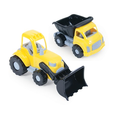 Dolu Oyuncak Jumbo İkili Kamyon-Dozer Set 6144