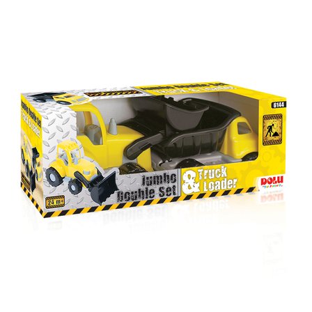 Dolu Oyuncak Jumbo İkili Kamyon-Dozer Set 6144