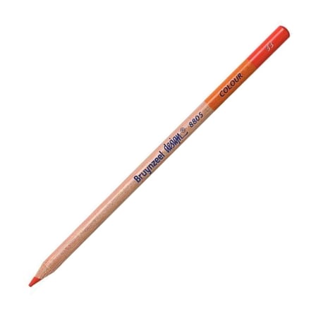 Bruynzeel Design Colour Sanatsal Kuru Boya Kalemi (12 Li Paket) Deep Red Pencils