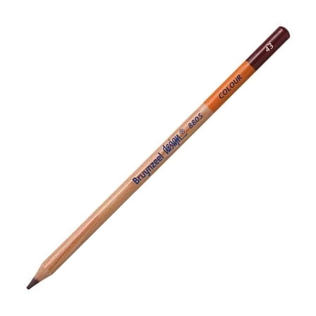 Bruynzeel Design Colour Sanatsal Kuru Boya Kalemi (12 Li Paket) Dark Brown Pencils
