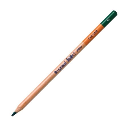 Bruynzeel Design Colour Sanatsal Kuru Boya Kalemi (12 Li Paket) Dark Green Pencils