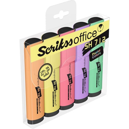 Scrikss Forforlu Kalem Pastel 5 Renk Blister Sh712