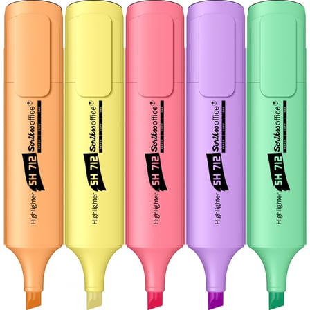 Scrikss Forforlu Kalem Pastel 5 Renk Blister Sh712