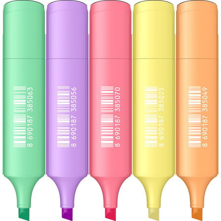 Scrikss Forforlu Kalem Pastel 5 Renk Blister Sh712