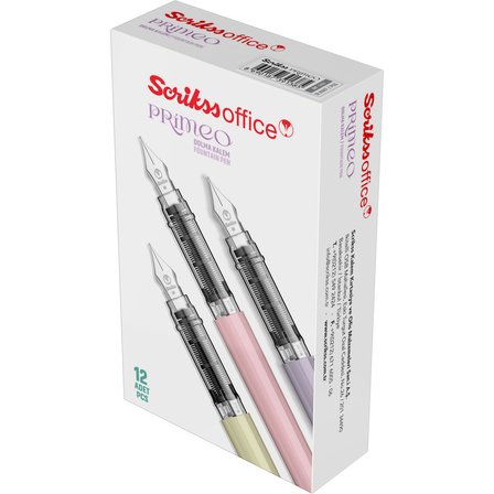 Scrikss Dolma Kalem Primeo M Uç Gri (12 Li Paket)