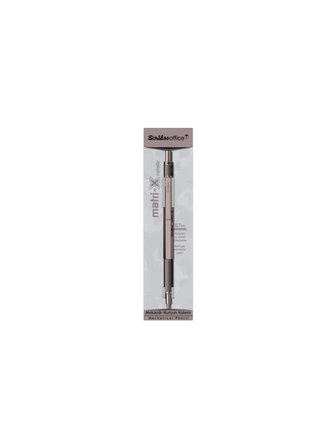 Scrikss Matri-X Versatil Kalem 0.7 Mm Metalik Gri Şeffaf Ambalaj