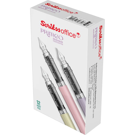 Scrikss Primeo Dolma Kalem M Uç Siyah (12 Li Paket)