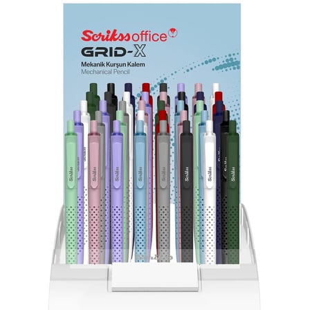 Scrikss Grıd-X Versatil Kalem 0.5 + 0.7 (40 Lı Paket) T00Sbccgrxm40A