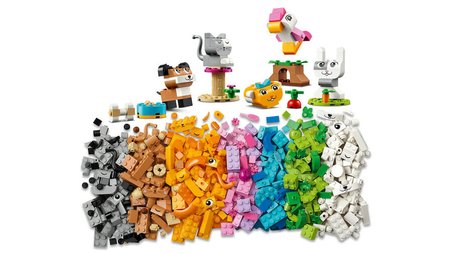Lego Oyuncak Classic Yaratıcı Evcil Hayvanlar 5 Yaş ve Üzeri İçin Hayvan Figürleri İçeren Yaratıcı Oyuncak Yapım Seti 450 Parça 11034