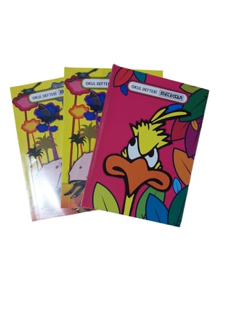 Meteksan Karton Kapak Dikişli Defter Kareli 72 Yaprak A5 (12 Li Paket)
