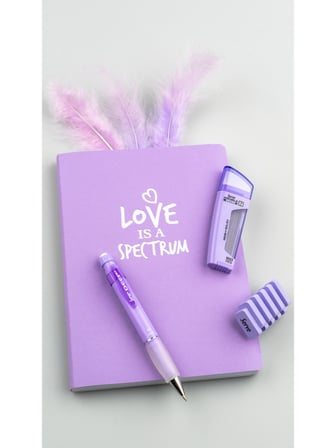 Serve Note Defter 15X21Cm Çizgili Lavanta Not Defteri