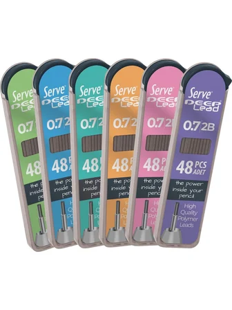 Serve Deep Mekanik Kalem Ucu 0.7 Mm 2B 48 Li