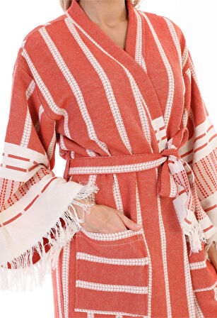 Astrea %100 Pamuk Peştemal Bornoz