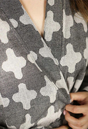 Demeter %100 Pamuk Tasarım Peştemal Bornoz