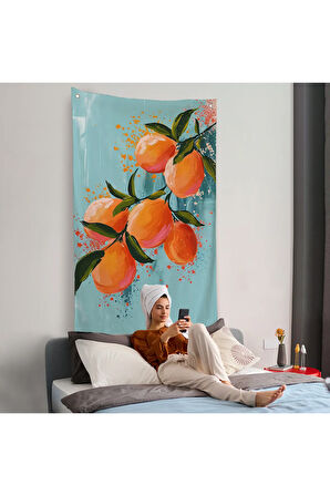 Limon Dalı Duvar Örtüsü-7570