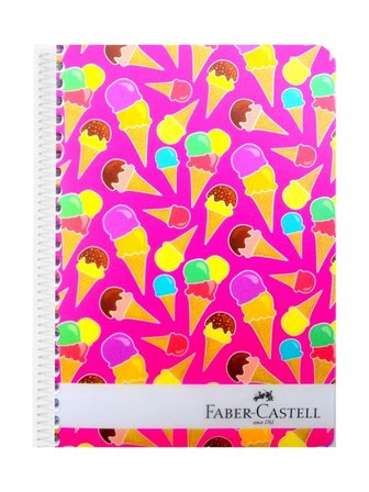 Faber-Castell Not Defteri A6 Plastik Kapak 100 Yaprak Çizgili (4 Lü Paket) 5075000061000