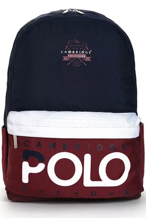 Polo Club Preppy Okul Sırt Çantası Lacivert