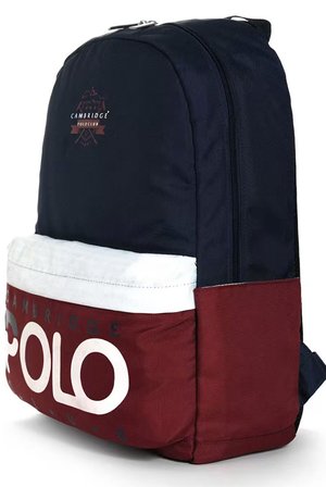 Polo Club Preppy Okul Sırt Çantası Lacivert