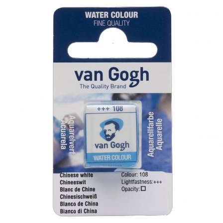 Van Gogh Watercolour Pan Sanatsal Sulu Boya Tablet Chinese White 108