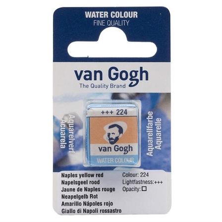 Van Gogh Gwc Pan Sanatsal Sulu Boya Tablet Napl.Ylw Red