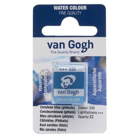 Van Gogh Gwc Pan Sanatsal Sulu Boya Tablet Cerul. Blue Ph