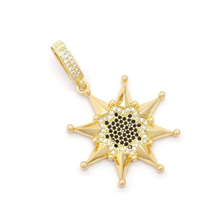 Ajda Charm Çelik Altın Kaplama Kadın Yıldız Model-CHR-118