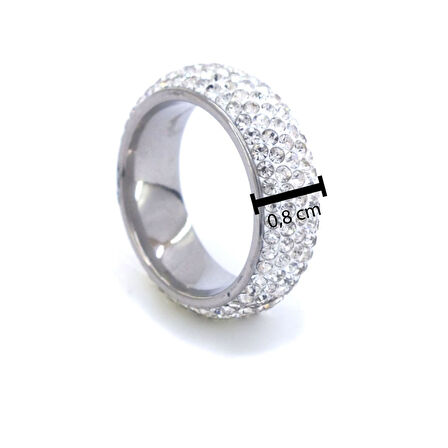 Çelik Tamtur Yüzük Kadın YZK-231