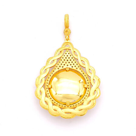 Altın Kaplama Tuğralı Kolye Ucu TGR-716