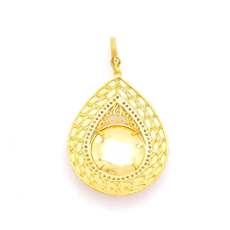 Altın Kaplama Tuğralı Kolye Ucu TGR-718