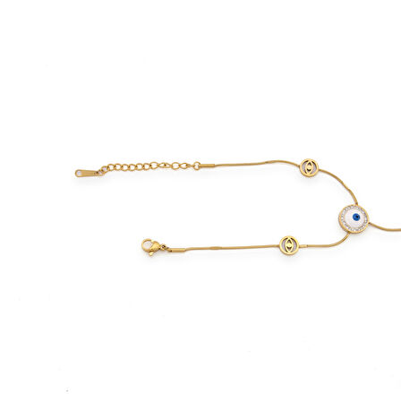 Şahmeran Altın Kaplama Kadın Fatma Ana Eli Nazar Boncuklu Model-SHM-105