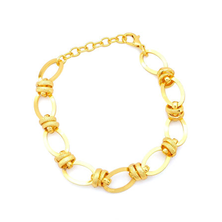 Altın Kaplama Çelik Samanyolu Bileklik BLK-1144