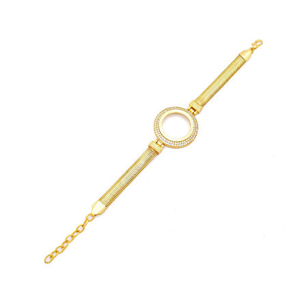 Altın Kaplama yarım Çerçeve Bileklik BLK-1143