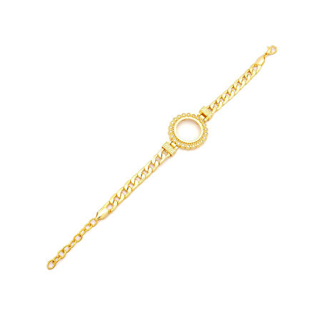 Altın Kaplama Çeyrek Çerçeve Bileklik BLK-1133