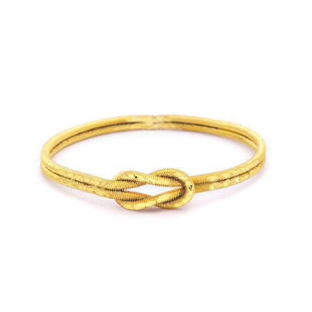 Altın Kaplama İmitasyon Aşk Düğümü Ajda Model Bilezik BLZ-3118