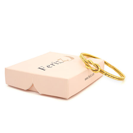 Altın Kaplama İmitasyon Aşk Düğümü Ajda Model Bilezik BLZ-3118