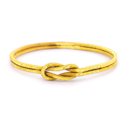 Altın Kaplama İmitasyon Aşk Düğümü Ajda Model Bilezik BLZ-3120