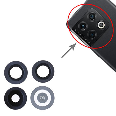 OnePlus 10 Pro Uyumlu Kamera Lensi Cam NE2210, NE2211, NE2213, NE2215, NE2217