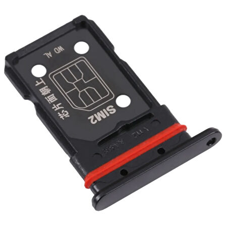 OnePlus 10 Pro Uyumlu Sim Kart Tepsisi NE2210, NE2211 Siyah
