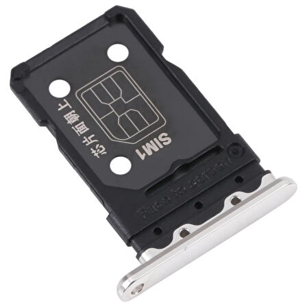 OnePlus 10 Pro Uyumlu Sim Kart Tepsisi NE2210, NE2211 Silver