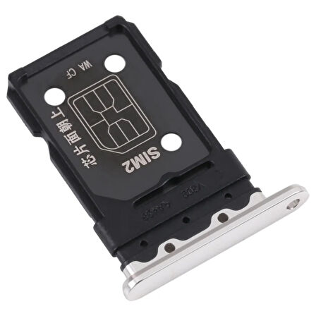 OnePlus 10 Pro Uyumlu Sim Kart Tepsisi NE2210, NE2211 Silver