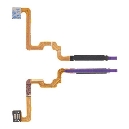 Xiaomi Uyumlu Redmi 12 4G Parmak İzi Okuyucu Flex 23053RN02A Siyah